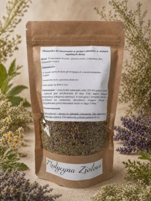stanyzapalneskory Mieszanka Ziołowa - Okłady na Stany Zapalne Skóry